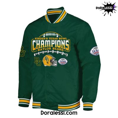 Baylor Bear NCAA Kinder’s Texas Bowl Champions Limited Edition Baseball Jacket