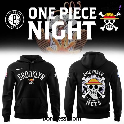 Brooklyn Nets x One Piece Night 2025 Hoodie