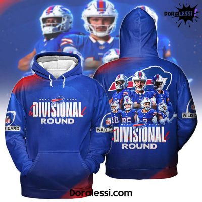 Buffalo Bills Next Stop Divisional Round Hoodie