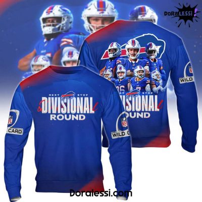 Buffalo Bills Next Stop Divisional Round Sweatshirt