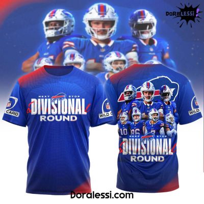 Buffalo Bills Next Stop Divisional Round T-Shirt