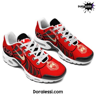 Delta Sigma Theta Premium Red Air Max Shoes