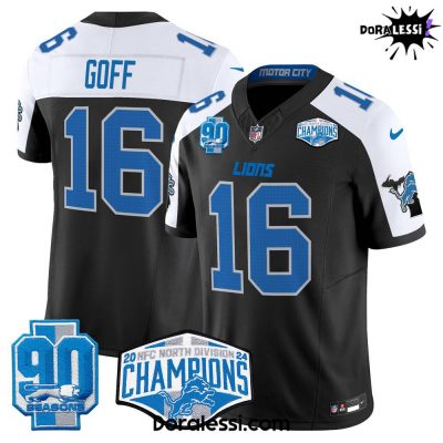 Detroit Lions 2024 NFC North Division Champions Patch Vapor Limited Jersey