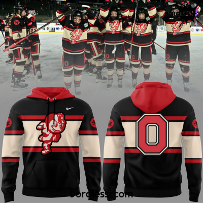 Ohio State Buckeyes Hockey NCAA Frozen Confines 2025 Hoodie