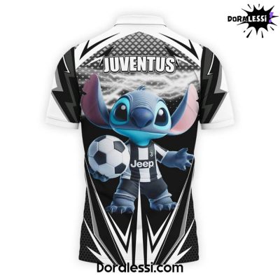 Juventus Stitch Custom Polo Shirt