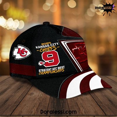 Kansas City Chiefs 2024 9 Straight Afc West Championships Classic Cap