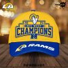 Los Angeles Rams West Division Champions Custom Name Classic Cap