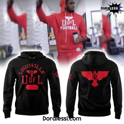 Louisville Cardinals Black Fashion Hoodie