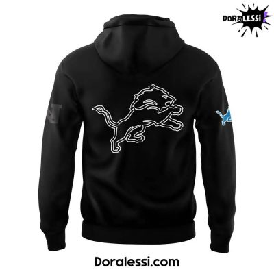 Marshall Mathers x Detroit Lions Est 1934 Black Hoodie