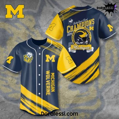 Michigan Wolverines Relia Quest Bowl Baseball Jersey