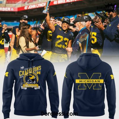 Michigan Wolverines ReliaQuest Bowl 2024 Champs Hoodie