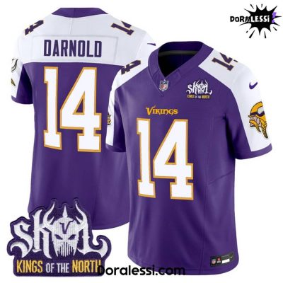 Minnesota Vikings Kings Of The North Throwback Football Jersey