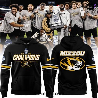 Missouri Tigers Are The 2024 Transperfect Music City Bowl Champions Black Hoodie