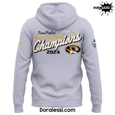 Missouri Tigers Are The Transperfect Music City Bowl Champs Gray Hoodie