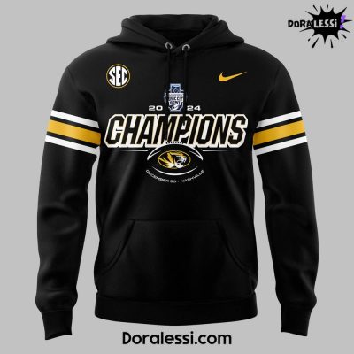 Missouri Tigers Football Music City Bowl Champions Black Hoodie