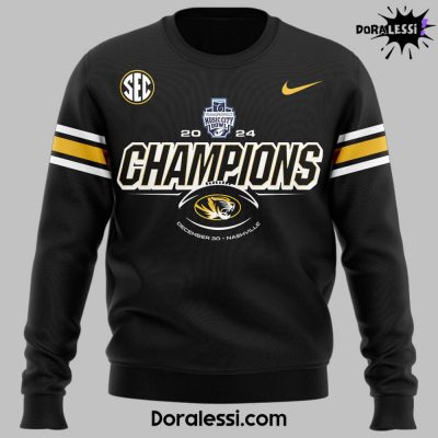 Missouri Tigers Football Music City Bowl Champions Black Sweatshirt