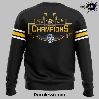 Missouri Tigers Football Music City Bowl Champions Black Sweatshirt