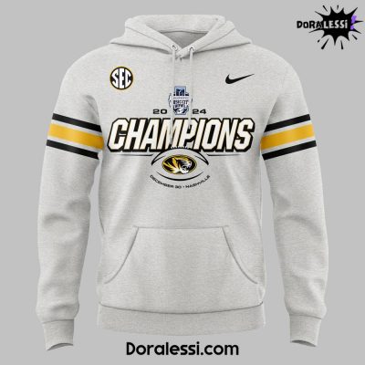 Missouri Tigers Football Music City Bowl Champions Gray Hoodie