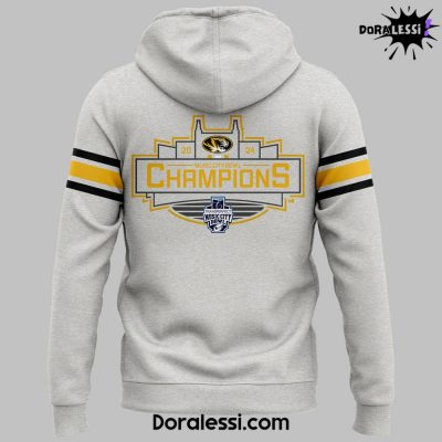 Missouri Tigers Football Music City Bowl Champions Gray Hoodie