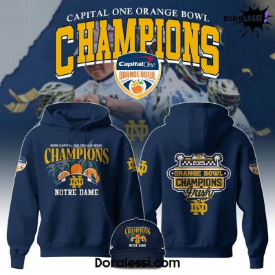 Notre Dame Fighting Irish 2025 Orange Bowl Champions Limited Hoodie