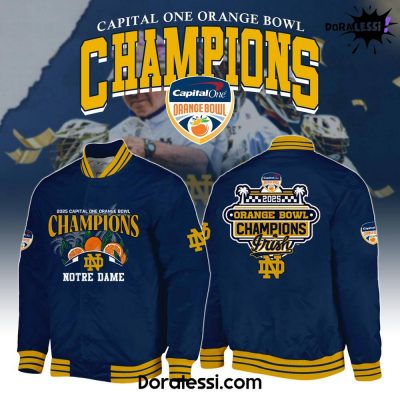 Notre Dame Fighting Irish NCAA Orange Bowl Champions Limited Baseball Jacket 2025