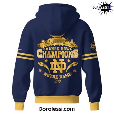 Notre Dame Fighting Irish NCAA Orange Bowl Champions Limited Edition Hoodie 2025 3