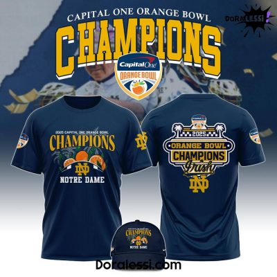 Notre Dame Fighting Irish Orange Bowl Champions 2025 Limited T-Shirt