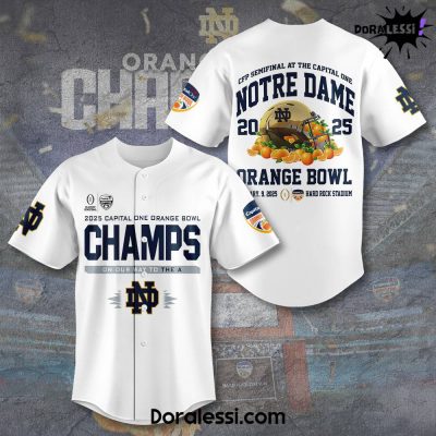 Notre Dame Fighting Irish Orange Bowl Champions Baseball Jersey