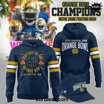 Notre Dame orange bowl Champions Hoodie