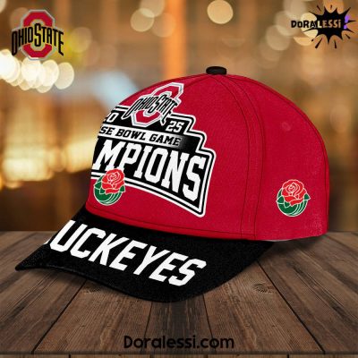 Ohio State Buckeyes 2025 Rose Bowl Game Champions Classic Cap