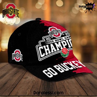 Ohio State Buckeyes 2025 Rose Bowl Game Champions Go Buckeyes Classic Cap