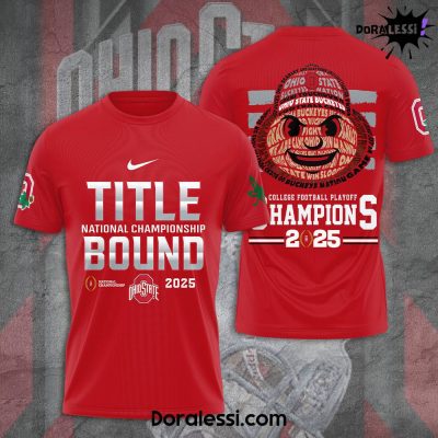 Ohio State Buckeyes Title National Championship Bound 2025 T-Shirt