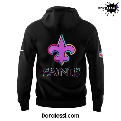 Orleans Saints Black 2024 NFL Crucial Catch Hoodie