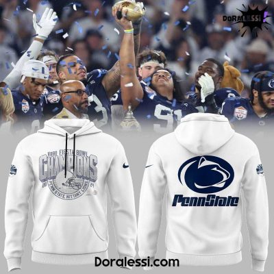 Penn State Nittany Lions FIESTA BOWL CHAMPIONS White Hoodie