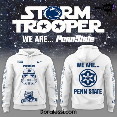 Penn State Nittany Lions X Star War Stormtrooper We Are Penn State White Hoodie