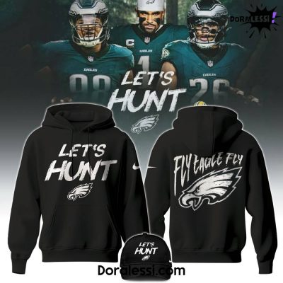 Philadelphia Eagles 2025 Lets Hunt Hoodie