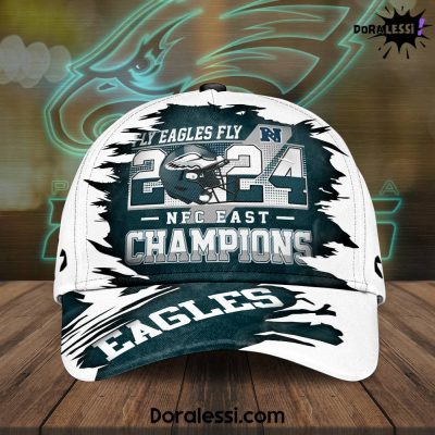 Philadelphia Eagles Fly Eagles Fly 2024 NFC East Champions Classic Cap