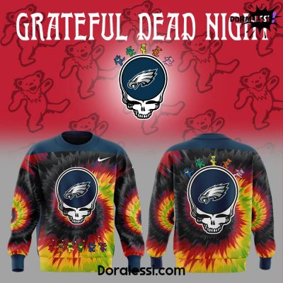 Philadelphia Eagles Grateful Dead Night Sweatshirt