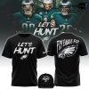 Philadelphia Eagles 2025 All Black Fly Eagles Fly T-Shirt