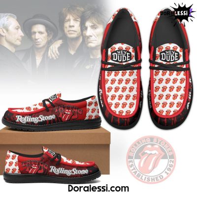 Rolling Stone Established 1962 Tattoo Hey Dude Shoes