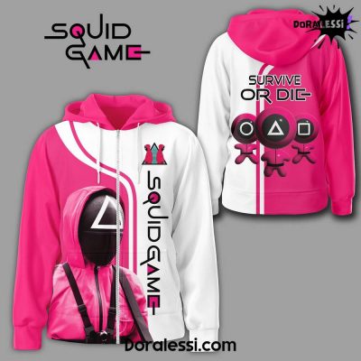 Squid Game Survive Or Die Zip Hoodie