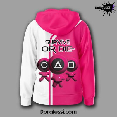 Squid Game Survive Or Die Zip Hoodie