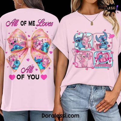 Stitch Love Bug All Of Me Loves All Of You Shirt