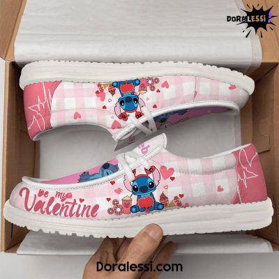 Stitch Love Bug Be My Valentine X Happy Valentine Day Hey Dude Shoes