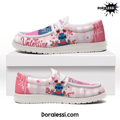 Stitch Love Bug Be My Valentine X Happy Valentine Day Hey Dude Shoes