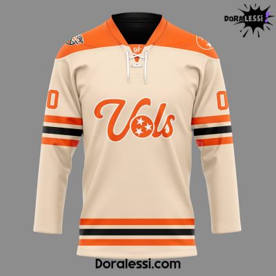 Tennessee Hockey Special Cream Custom Hockey Jersey