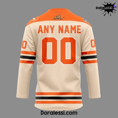 Tennessee Hockey Special Cream Custom Hockey Jersey