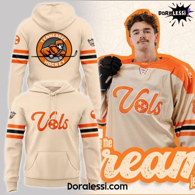 Tennessee Hockey Special Cream Hoodie