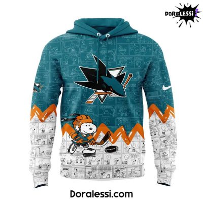 San Jose Sharks Anniversary of Peanuts Hoodie