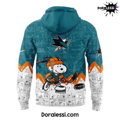 San Jose Sharks Anniversary of Peanuts Hoodie